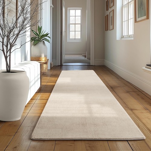 Läufer teppich creme 80x250 - läufer,