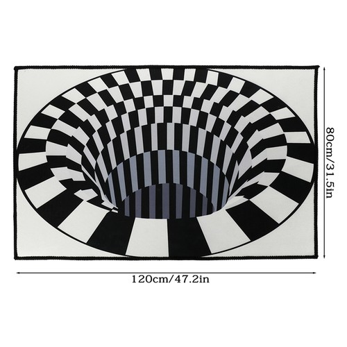Druck teppich oval 80x120cm - 3d-druck,